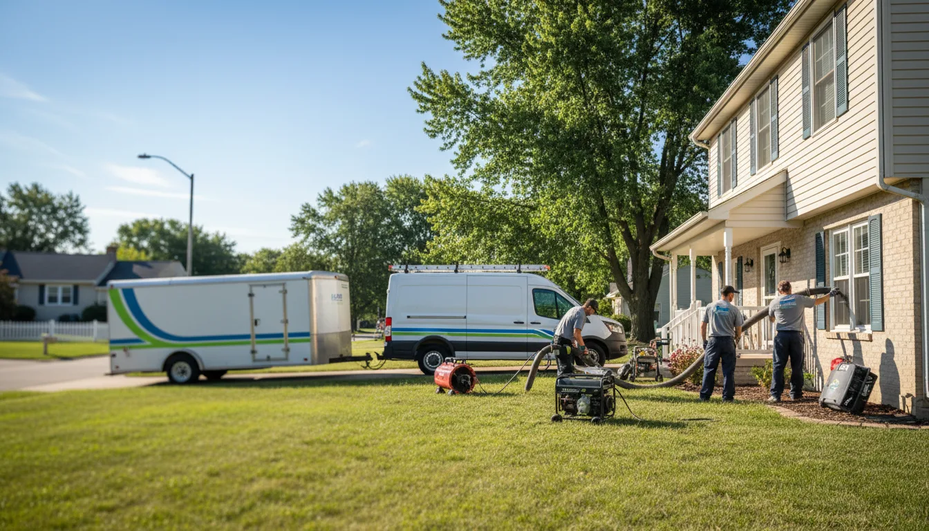 Flooded Basement Restoration And Cleanup With Repair in Parchman, MS near me
